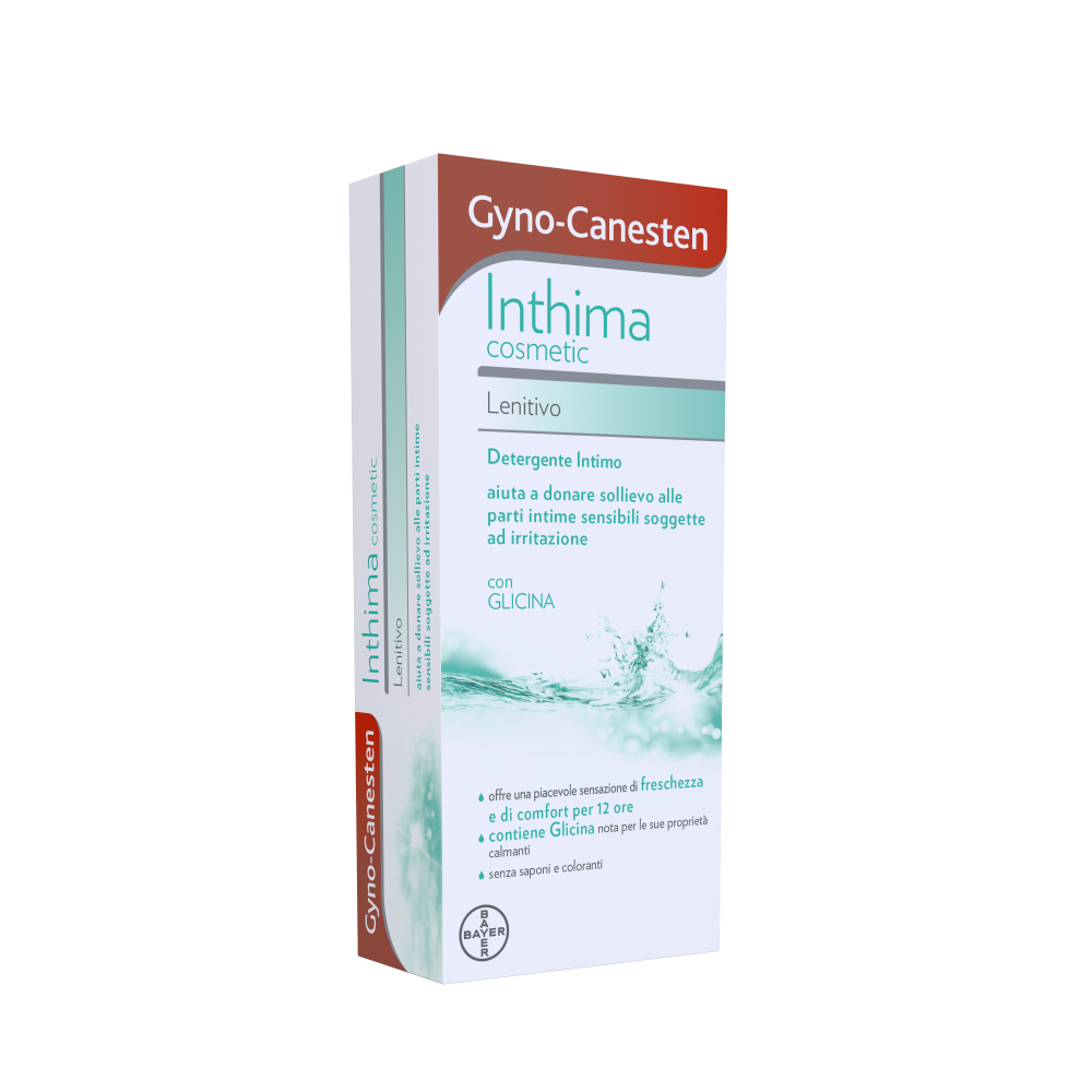 Gyno-Canesten Inthima Cosmetic: detergente intimo lenitivo